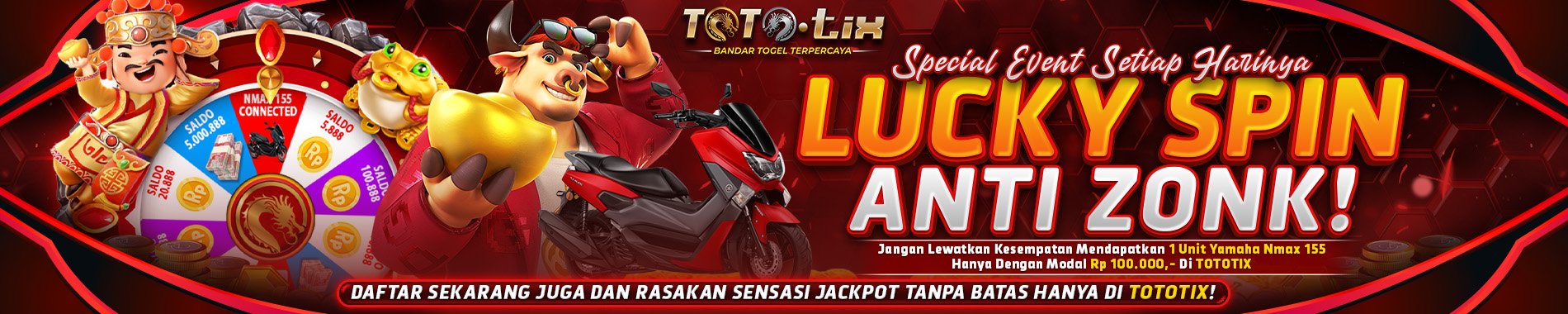 EVENT LUCKYSPIN ANTI ZONK TOTOTIX